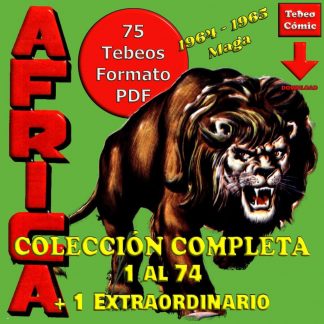 ÁFRICA - Colección Completa - 75 Tebeos En Formato PDF - Descarga Inmediata