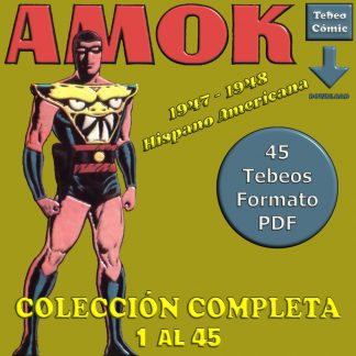 AMOK - Colección Completa - 45 Tebeos En Formato PDF - Descarga Inmediata