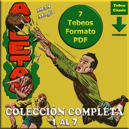 ATLETAS – Colección Completa – 7 Tebeos En Formato PDF - Descarga Inmediata