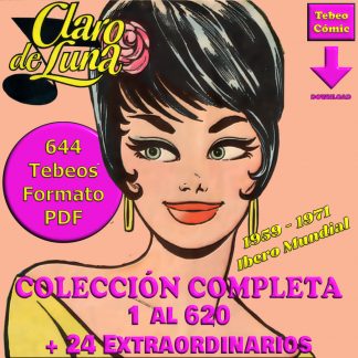 CLARO DE LUNA - Colección Completa - 644 Tebeos En Formato PDF - Descarga Inmediata