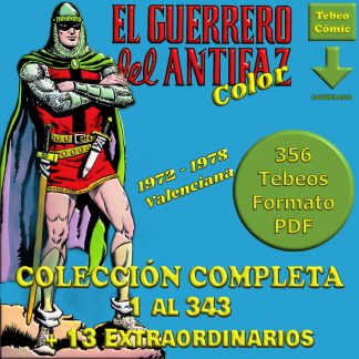 EL GUERRERO DEL ANTIFAZ – Color – Colección Completa – 356 Tebeos En Formato PDF - Descarga Inmediata