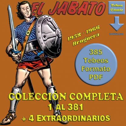 EL JABATO – Colección Completa – 385 Tebeos En Formato PDF - Descarga Inmediata