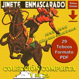 JINETE ENMASCARADO - Colección Completa - 29 Tebeos En Formato PDF - Descarga Inmediata