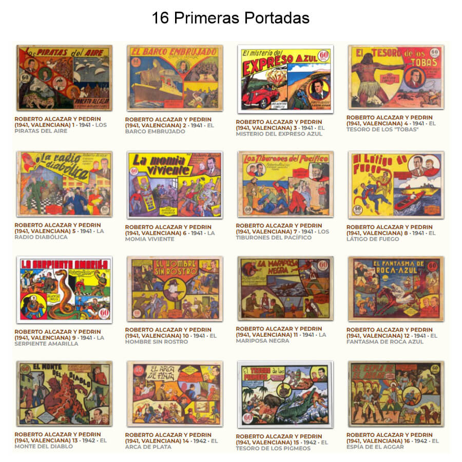 ROBERTO ALCÁZAR Y PEDRÍN – Colección Completa – 1253 Tebeos En Formato PDF - Descarga Inmediata