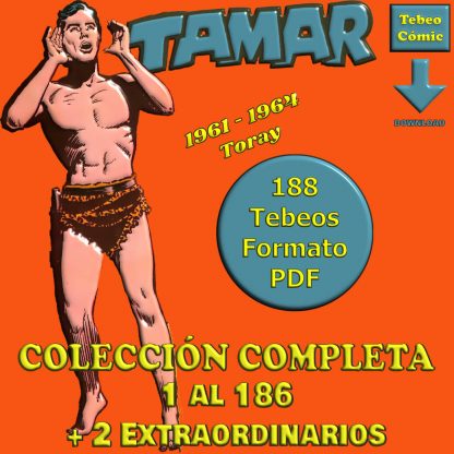 TAMAR - Colección Completa - 188 Tebeos En Formato PDF - Descarga Inmediata