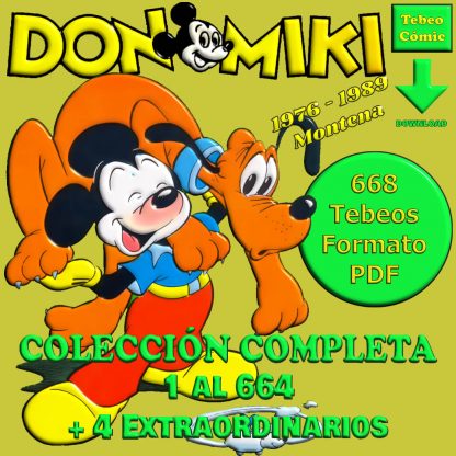 DON MIKI – Colección Completa – 668 Tebeos En Formato PDF - Descarga Inmediata