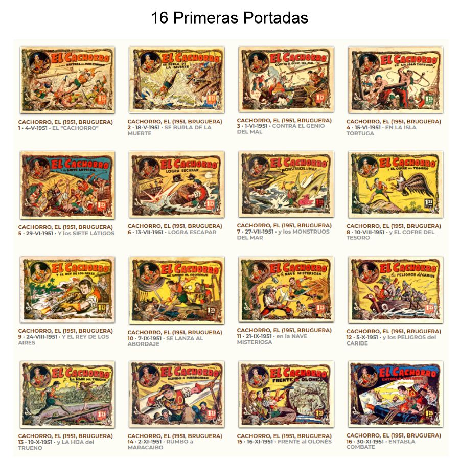 EL CACHORRO – Colección Completa – 214 Tebeos En Formato PDF - Descarga Inmediata