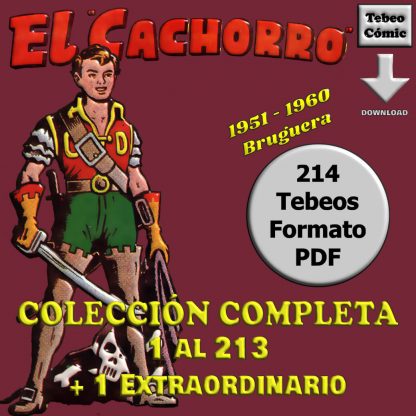 EL CACHORRO – Colección Completa – 214 Tebeos En Formato PDF - Descarga Inmediata