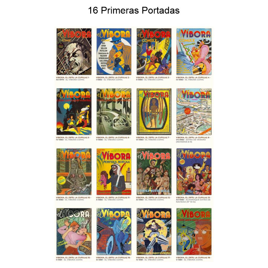 EL VÍBORA – Colección Completa – 303 Tebeos En Formato PDF - Descarga Inmediata