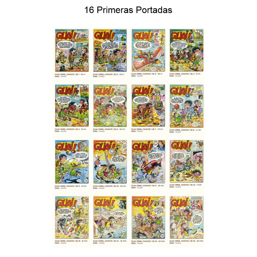 GUAI! – Colección Completa – 175 Tebeos En Formato PDF - Descarga Inmediata