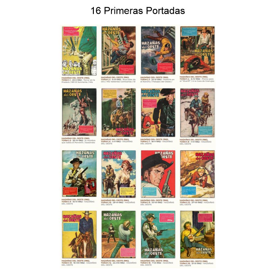 HAZAÑAS DEL OESTE – Colección Completa – 247 Tebeos En Formato PDF - Descarga Inmediata