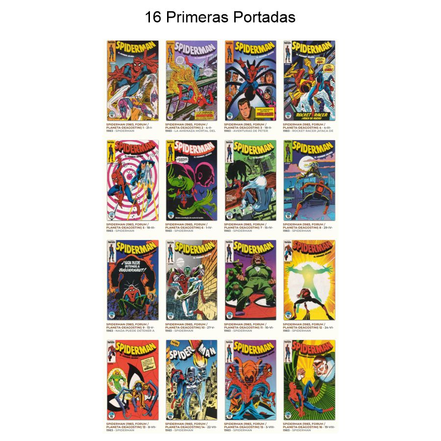SPIDERMAN – Forum - Colección Completa – 337 Tebeos En Formato PDF - Descarga Inmediata