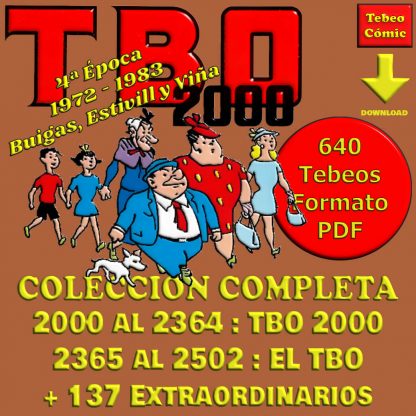 TBO – 4ª Época – Colección Completa – 640 Tebeos En Formato PDF - Descarga Inmediata