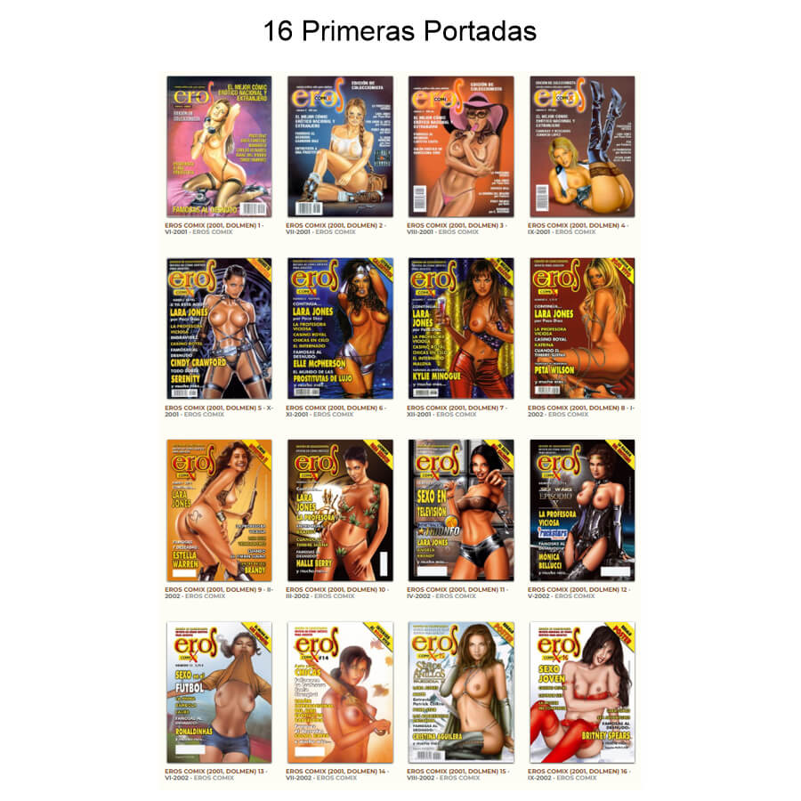 EROS COMIX – Colección Completa – 123 Tebeos En Formato PDF – Descarga Inmediata