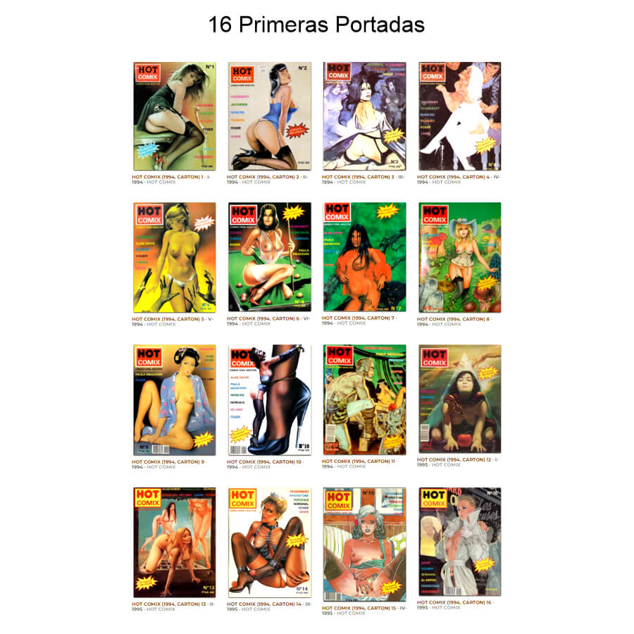 HOT COMIX – Colección Completa – 29 Tebeos En Formato PDF - Descarga Inmediata