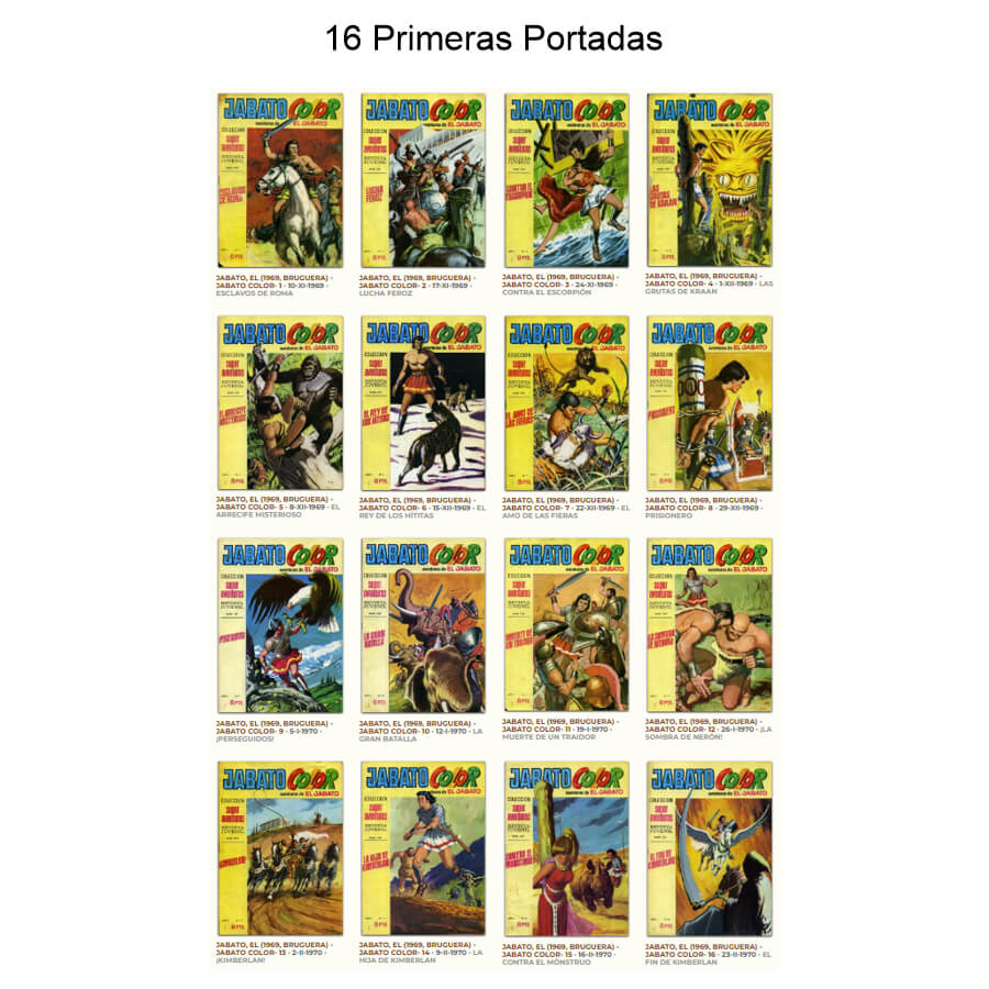 EL JABATO – Color 1ª Época – Colección Completa – 106 Tebeos En Formato PDF - Descarga Inmediata