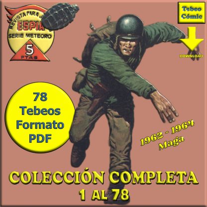ESPÍA - Colección Completa - 78 Tebeos En Formato PDF - Descarga Inmediata