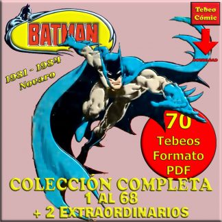 BATMAN - Novaro Avestruz – Colección Completa – 70 Tebeos En Formato PDF - Descarga Inmediata