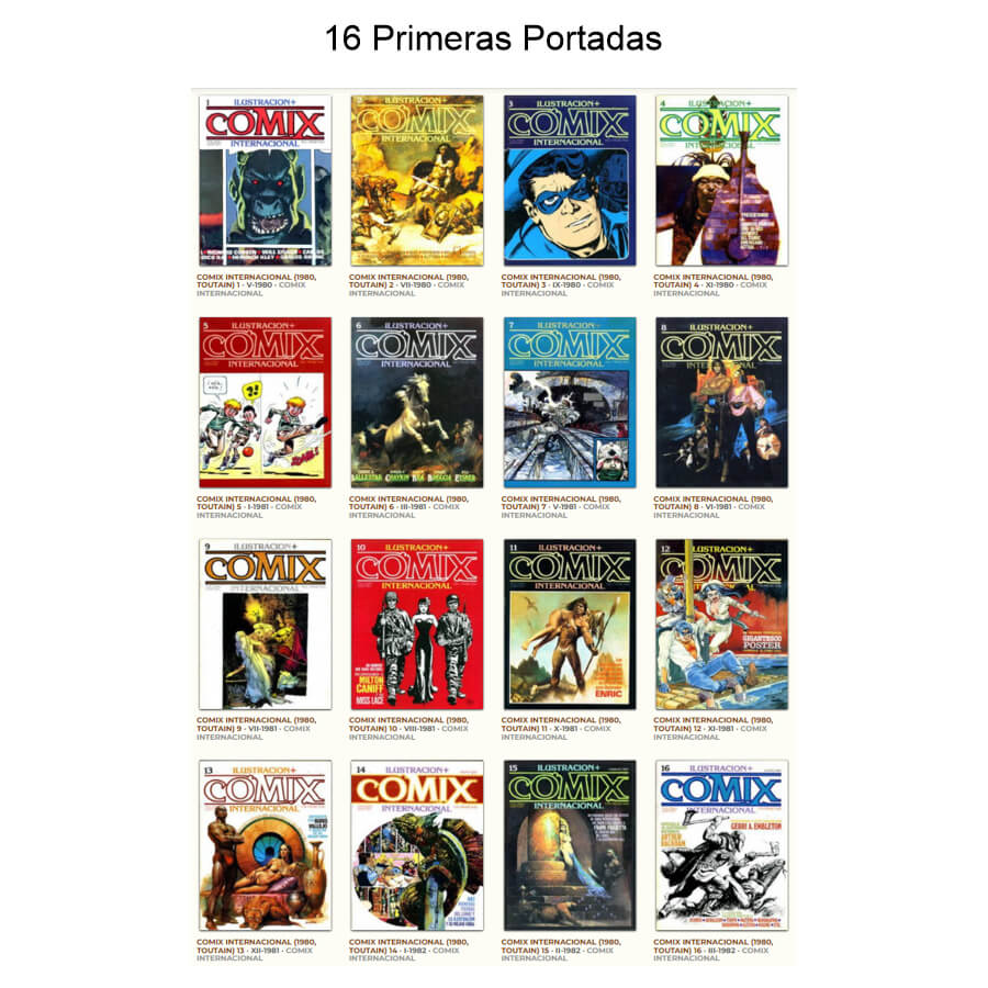 COMIX INTERNACIONAL - Colección Completa – 72 Tebeos En Formato PDF - Descarga Inmediata