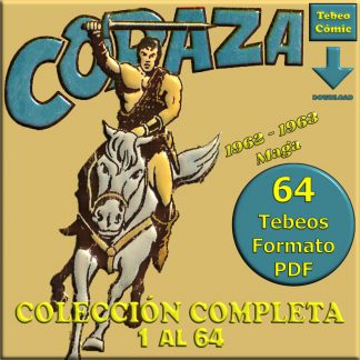 CORAZA - Colección Completa - 64 Tebeos En Formato PDF - Descarga Inmediata