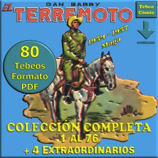 DAN BARRY EL TERREMOTO - Colección Completa - 80 Tebeos En Formato PDF - Descarga Inmediata