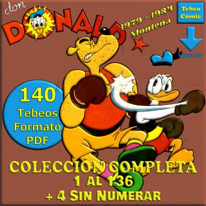 DON DONALD – Colección Completa – 140 Tebeos En Formato PDF - Descarga Inmediata