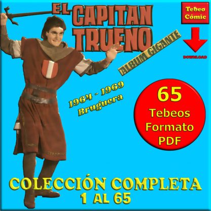 EL CAPITAN TRUENO – Album Gigante – Colección Completa – 65 Tebeos En Formato PDF - Descarga Inmediata