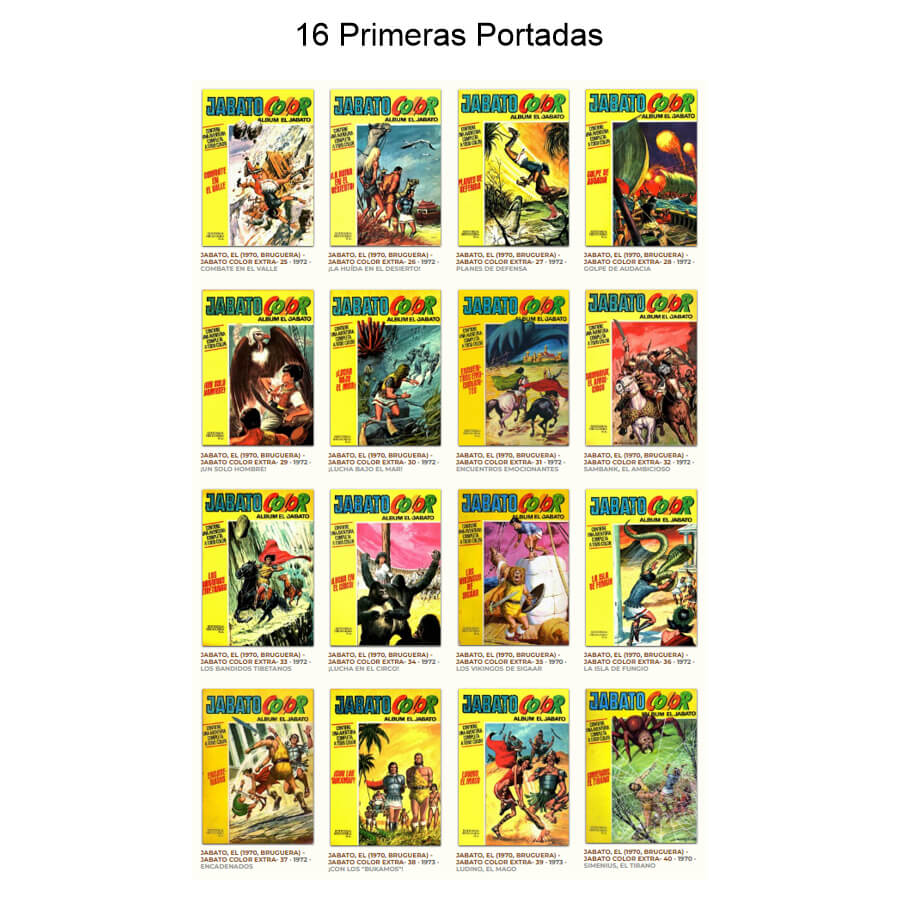 EL JABATO – Color Extra – Colección Completa – 53 Tebeos En Formato PDF - Descarga Inmediata