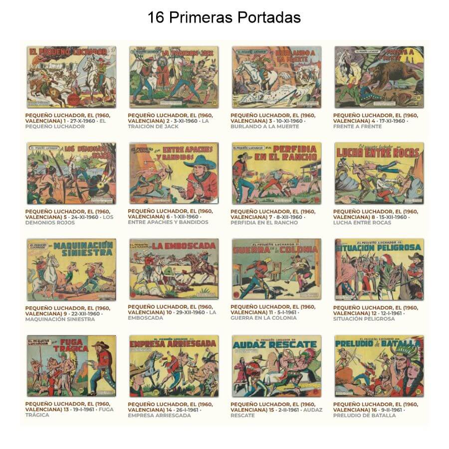 EL PEQUEÑO LUCHADOR – 1960 - Colección Completa – 243 Tebeos En Formato PDF - Descarga Inmediata