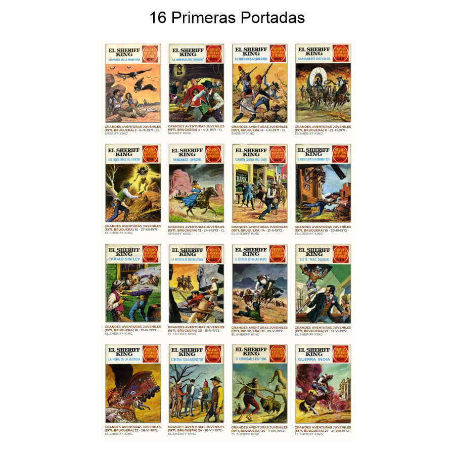 EL SHERIFF KING – Colección Completa – 36 Tebeos En Formato PDF - Descarga Inmediata