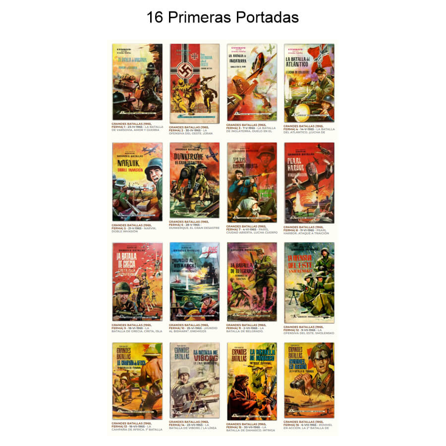 GRANDES BATALLAS – Colección Completa – 83 Tebeos En Formato PDF - Descarga Inmediata