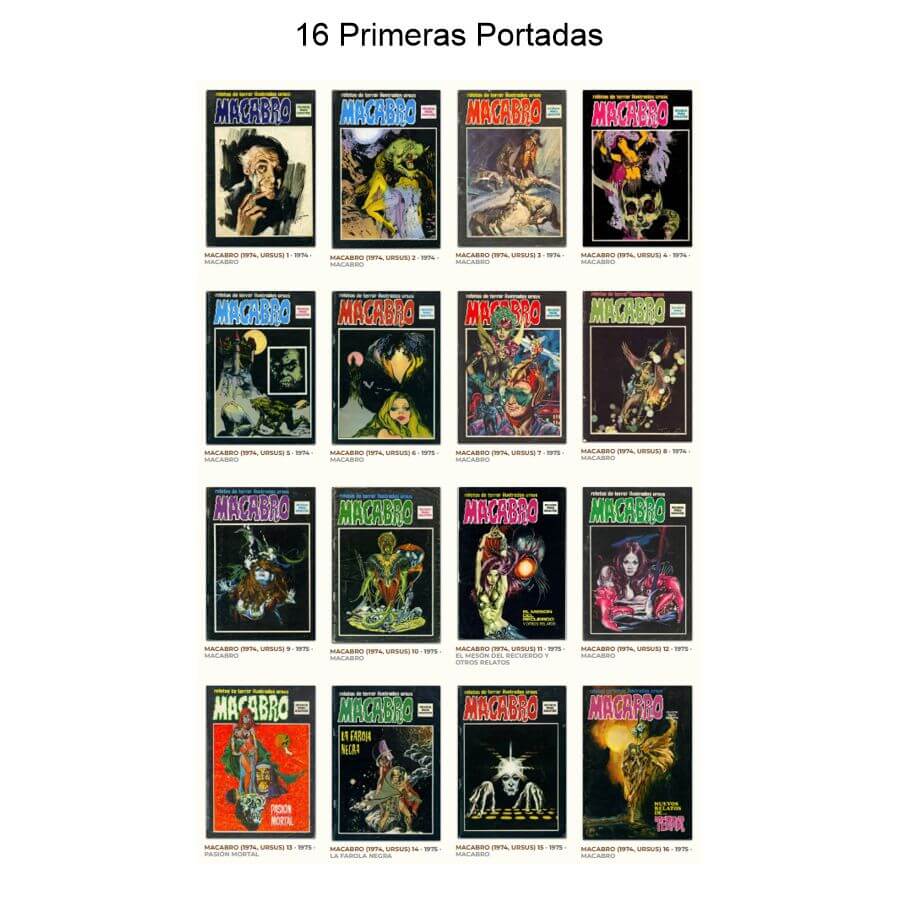 MACABRO - Colección Completa – 30 Tebeos En Formato PDF - Descarga Inmediata