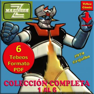 MAZINGER Z – Colección Completa – 6 Tebeos En Formato PDF - Descarga Inmediata