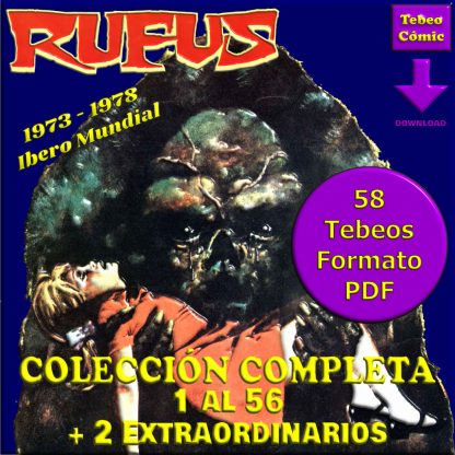 RUFUS – Colección Completa – 58 Tebeos En Formato PDF - Descarga Inmediata