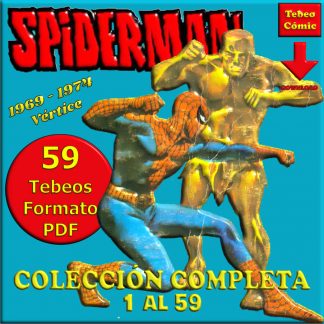 SPIDERMAN - Vértice 1969 V1 – Colección Completa – 59 Tebeos En Formato PDF - Descarga Inmediata