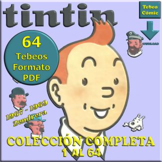TINTIN - Zendrera - Colección Completa - 64 Tebeos En Formato PDF - Descarga Inmediata