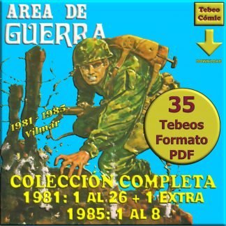 AREA DE GUERRA – 1981 / 1985 - Colección Completa – 35 Tebeos En Formato PDF - Descarga Inmediata