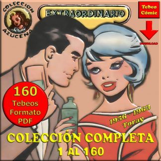 AZUCENA EXTRAORDINARIO - 1956 - Colección Completa - 160 Tebeos En Formato PDF - Descarga Inmediata