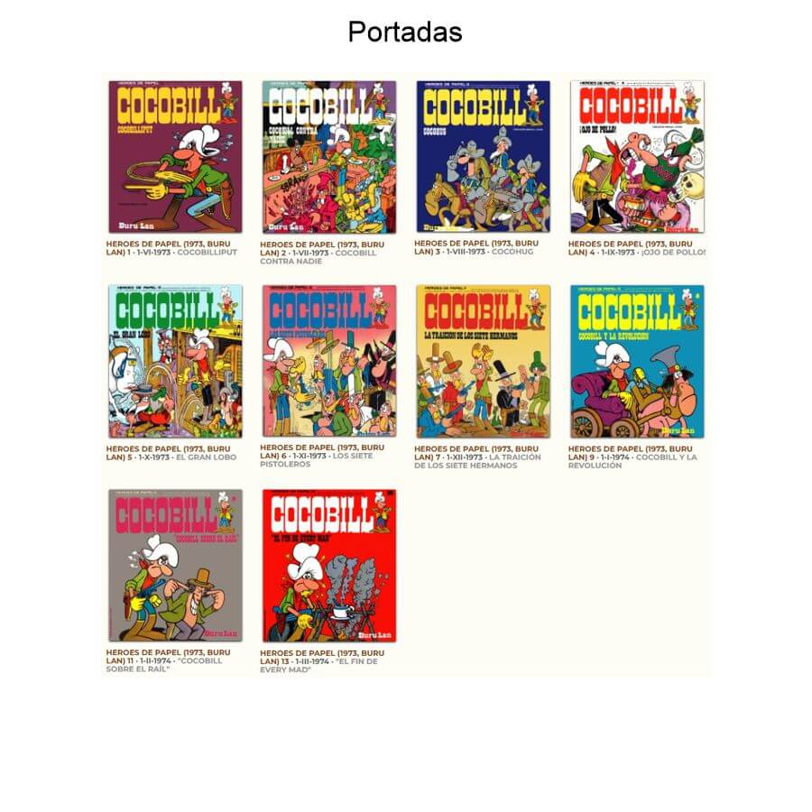 COCOBILL - Colección Completa - 10 Tebeos En Formato PDF - Descarga Inmediata