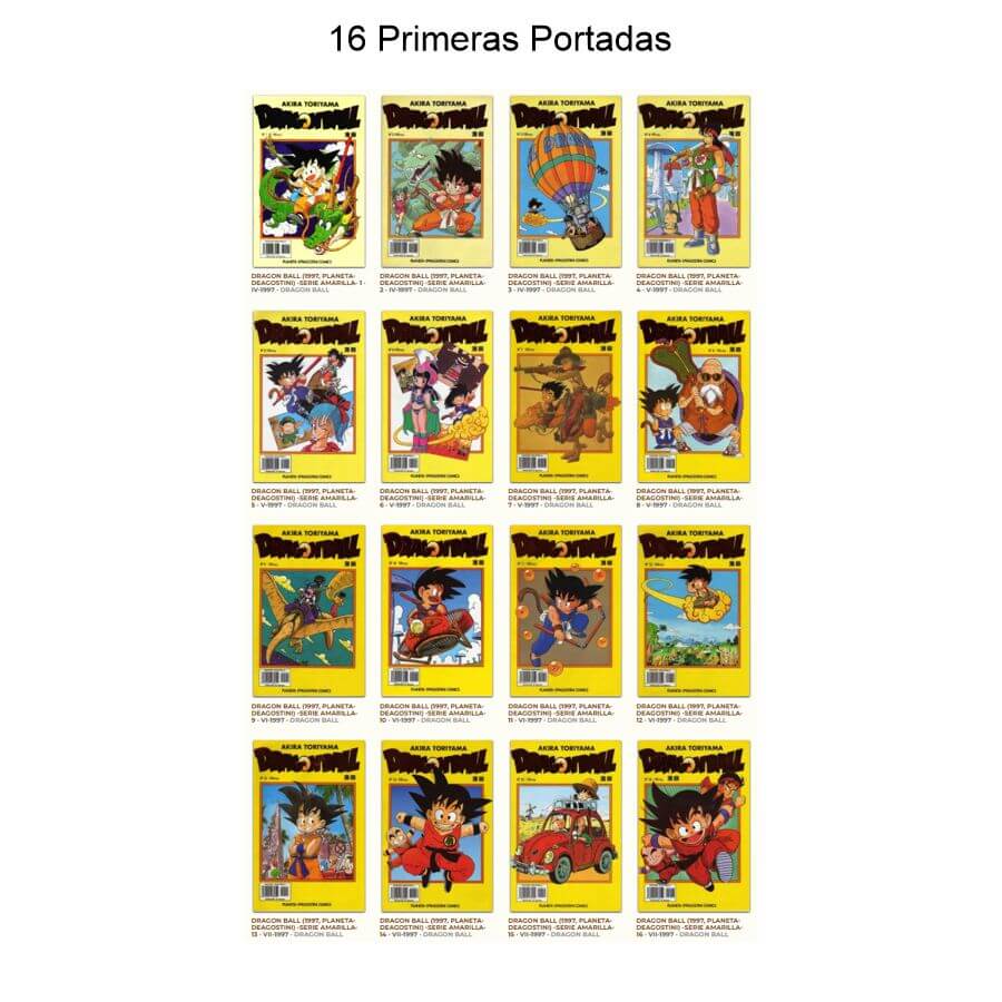 DRAGON BALL – 1997 - Serie Amarilla - Colección Completa – 154 Tebeos En Formato PDF - Descarga Inmediata