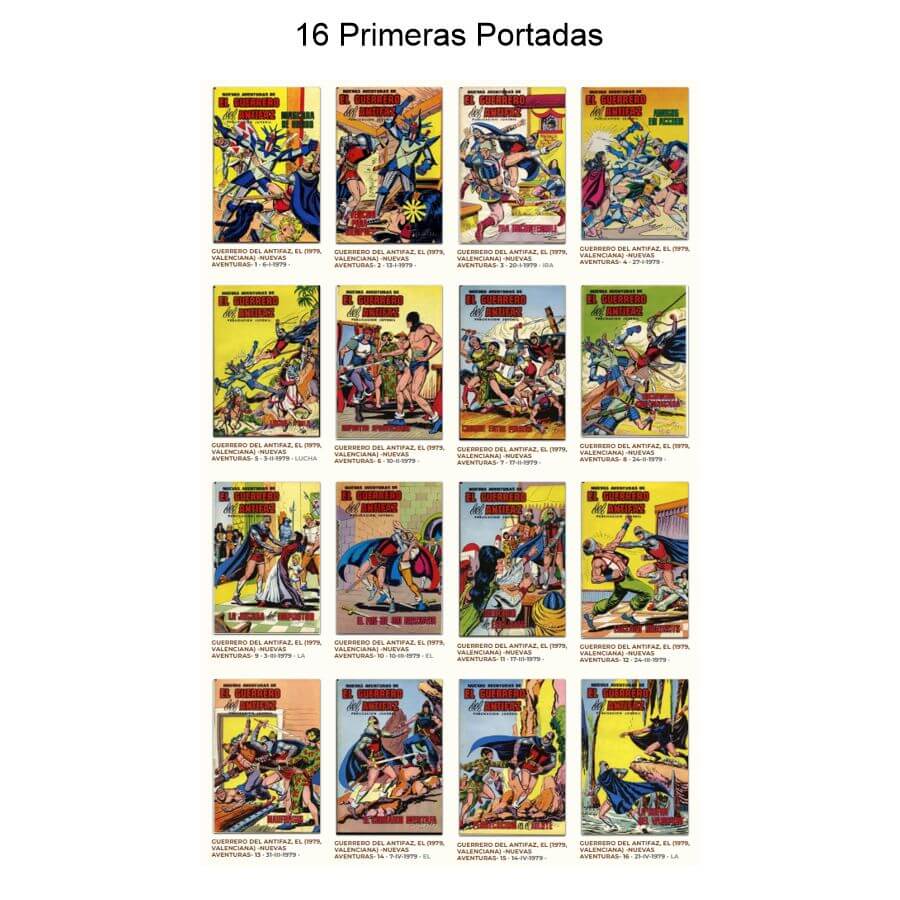 EL GUERRERO DEL ANTIFAZ – 1979 - Nuevas Aventuras – Colección Completa – 112 Tebeos En Formato PDF - Descarga Inmediata