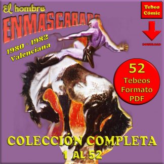 EL HOMBRE ENMASCARADO - 1980 - Colosos Del Cómic - Colección Completa – 52 Tebeos En Formato PDF - Descarga Inmediata