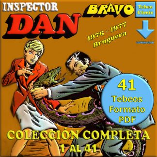 INSPECTOR DAN - 1976 Bravo - Colección Completa - 41 Tebeos En Formato PDF - Descarga Inmediata