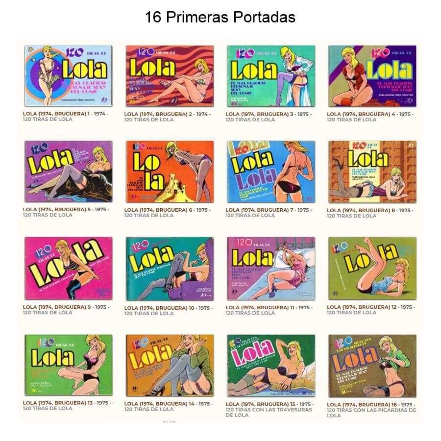 LOLA - Colección Completa – 28 Tebeos En Formato PDF - Descarga Inmediata