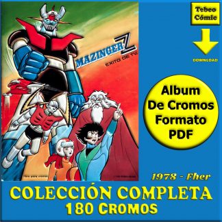 MAZINGER Z – 1 - 1978 Fher – Colección Completa 160 Cromos – Álbum De Cromos En Formato PDF – Descarga Inmediata