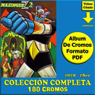 MAZINGER Z – 2 - 1978 Fher – Colección Completa 160 Cromos – Álbum De Cromos En Formato PDF – Descarga Inmediata
