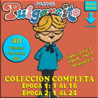 MINI PULGARCITO - Épocas 1 y 2 - 1969 - Colección Completa - 40 Tebeos En Formato PDF - Descarga Inmediata