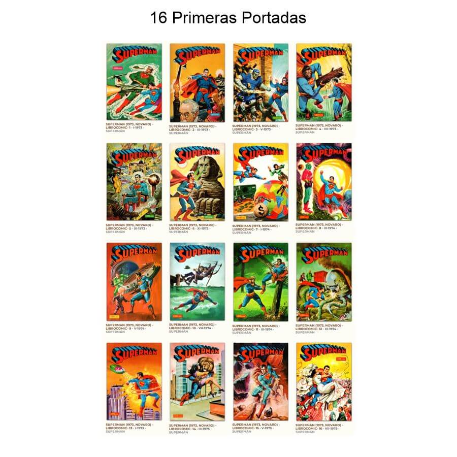SUPERMAN - Novaro - Colección Completa - 1574 Tebeos En Formato PDF - Descarga Inmediata