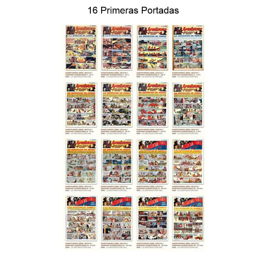 AVENTURERO – 1935 - Colección Completa – 169 Tebeos En Formato PDF - Descarga Inmediata
