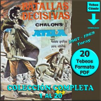 BATALLAS DECISIVAS – 1968 - Galaor - Colección Completa – 20 Tebeos En Formato PDF - Descarga Inmediata